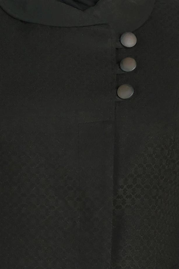 Vêtements hijab KAKI MANTEAU CACHE BOUTONNÉ 9611 - TRENDTESETTÜR