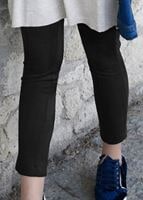 Tesettür giyim SİYAH LİKRALI SÜET PANTOLON 1664