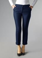 Tesettür giyim LACİVERT CEPLİ ARA BEL PANTOLON 7020