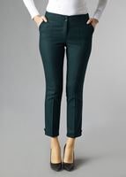 Tesettür giyim YEŞİL CEPLİ ARA BEL PANTOLON 7020