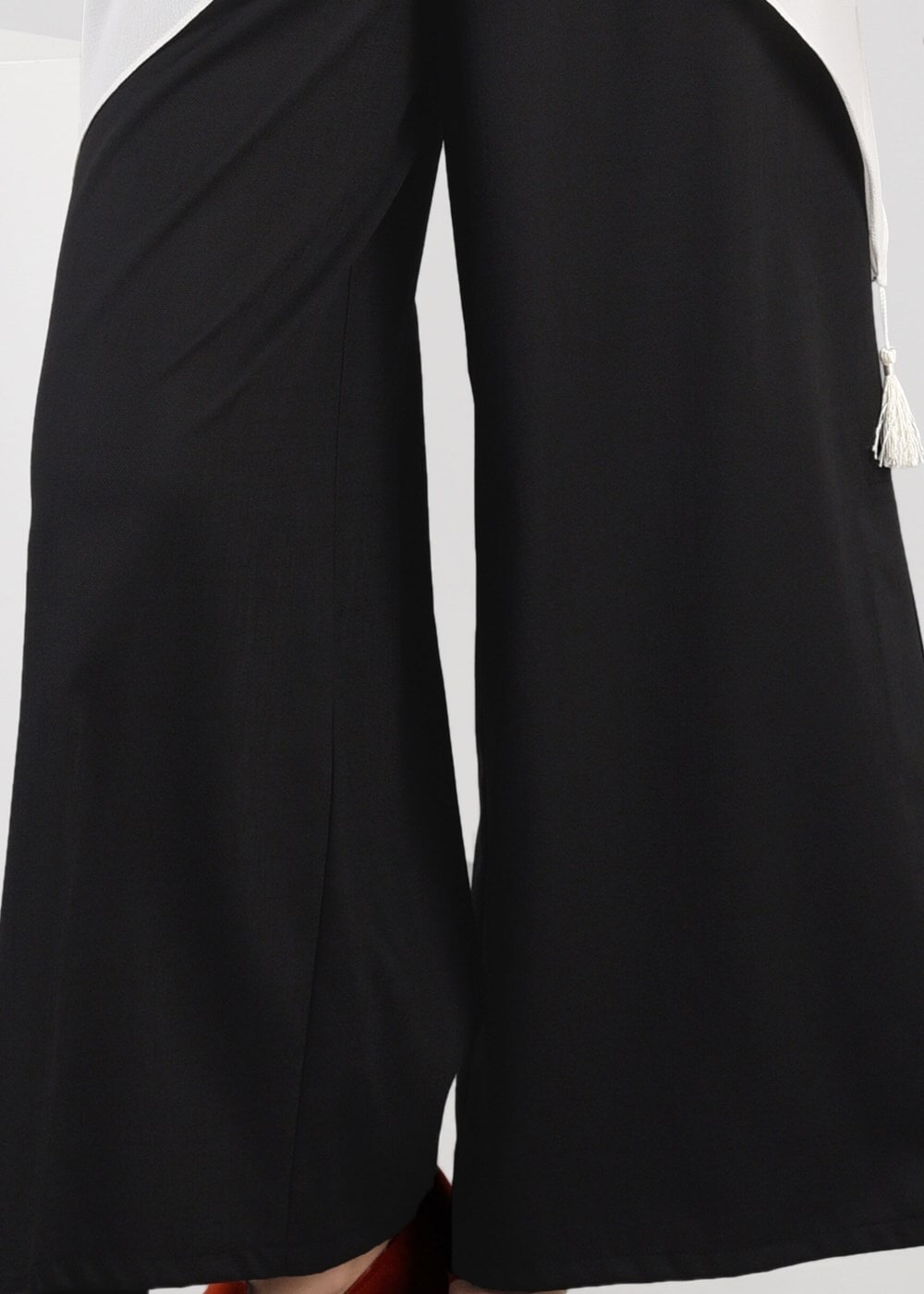 Tesettür giyim SİYAH BOL KESİM PANTOLON 7022 