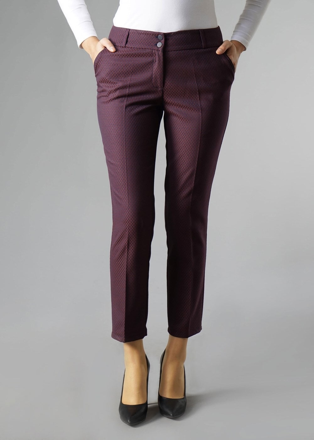 Tesettür giyim MÜRDÜM ARA BEL PANTOLON 7025