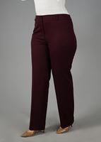 Vêtements hijab PRUNE PANTALON À BOOT-CUT À TAILLE MI-HAUTE 7026 