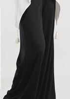 Tesettür giyim SİYAH ÖRME BOL KESİM PANTOLON 7035 