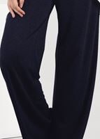 Tesettür giyim LACİVERT ÖRME BOL KESİM PANTOLON 7035 