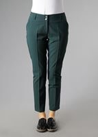 Tesettür giyim YEŞİL ARA BEL JAKAR PANTOLON 7040 