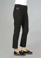 Tesettür giyim SİYAH PAÇALARI FERMUAR DETAYLI PANTOLON 7048