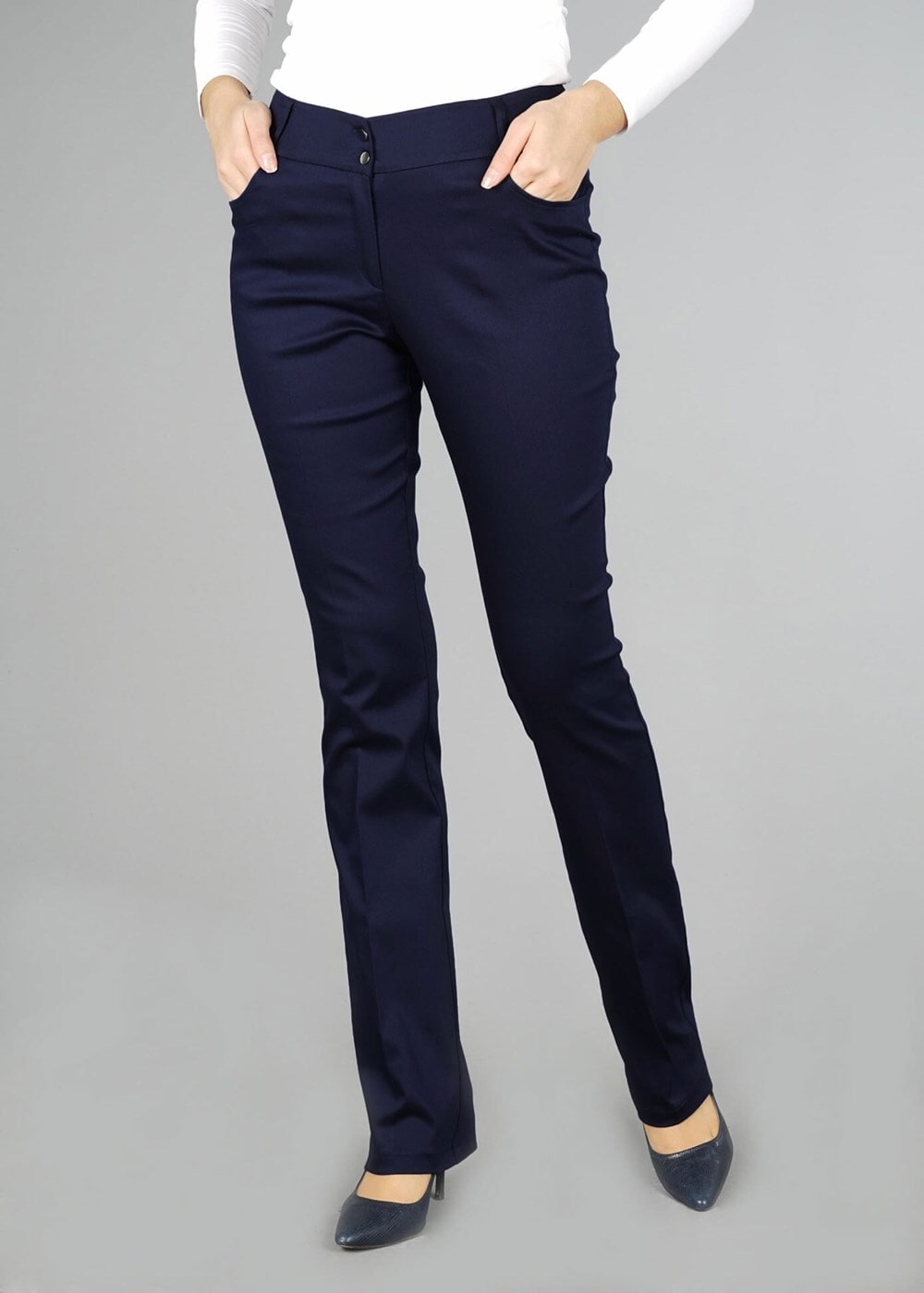 Tesettür giyim LACİVERT CEPLİ PANTOLON 7058