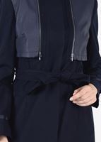 Tesettür giyim LACİVERT FERMUAR DETAYLI PARDESÜ 1876 