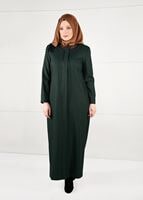 Vêtements hijab VERT PARDESSU À BANDES 1956 