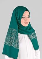 Tesettür giyim MAVİ T 9886 ALVİNA İLAYDA ŞAL