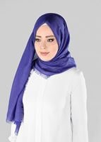 Tesettür giyim LACİVERT T 9888 ALVİNA SUDE ŞAL