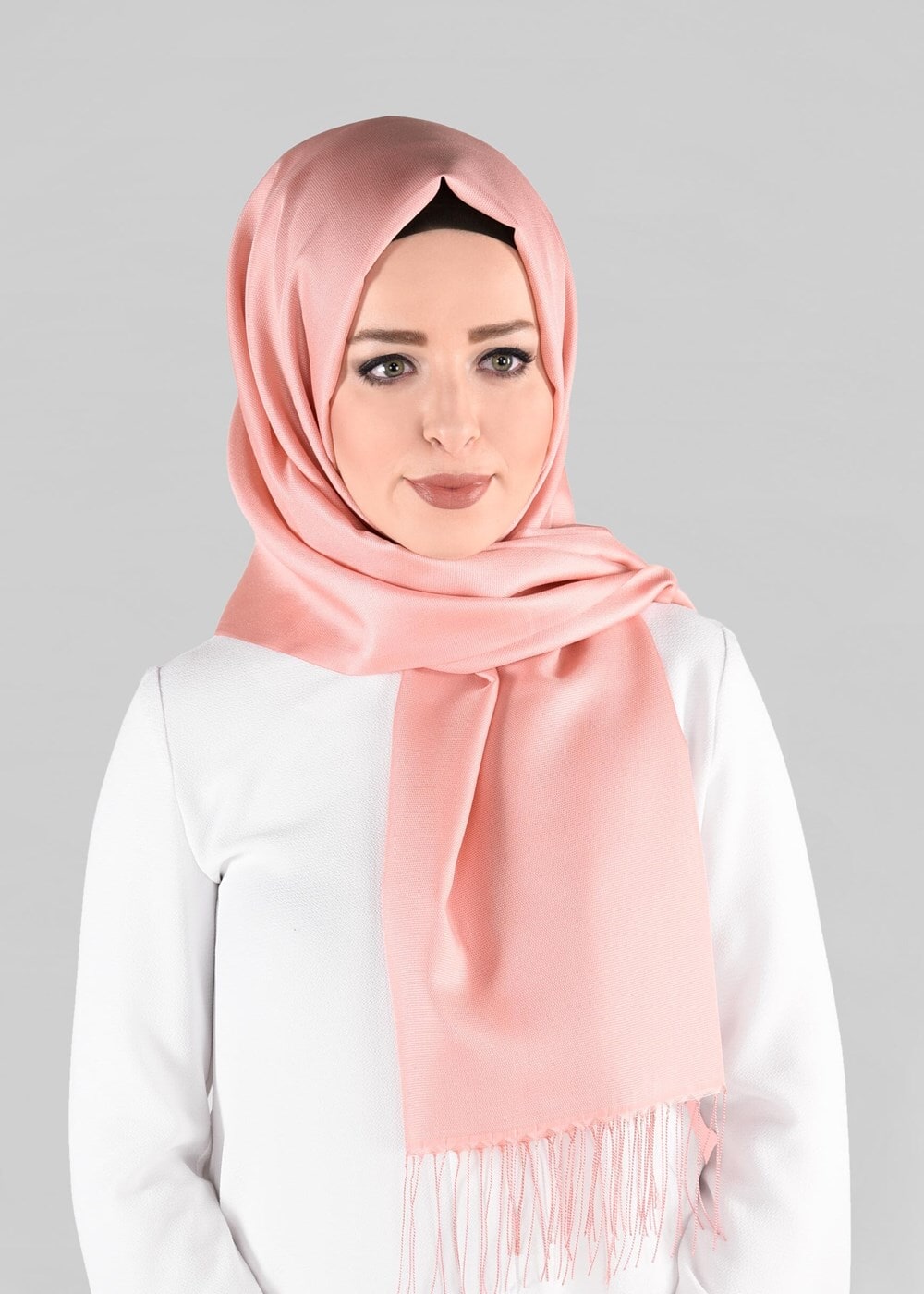 Tesettür giyim PUDRA T 9897 ALVİNA RANA PETEK ŞAL