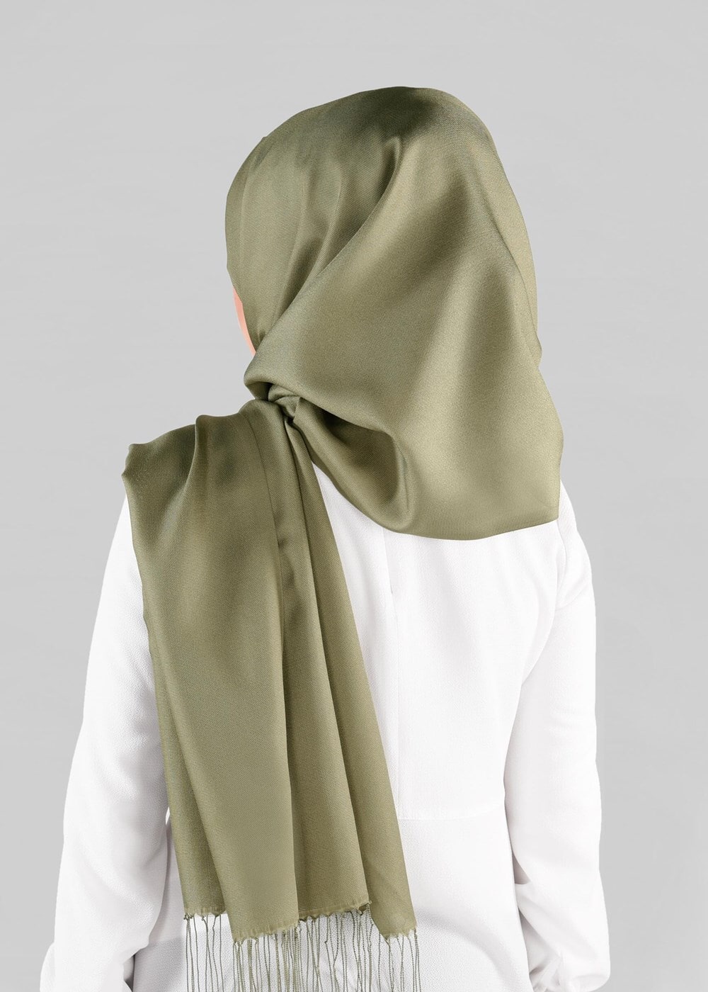 Tesettür giyim YEŞİL T 9897 ALVİNA RANA PETEK ŞAL