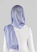 Tesettür giyim MAVİ T 9897 ALVİNA RANA PETEK ŞAL
