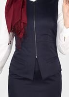 Tesettür giyim LACİVERT DAR KESİM FERMUARLI 2Lİ ETEKLİ TAKIM 4759 