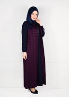 Hijab clothing PLUM PATTERNED DRESS SUIT 3332