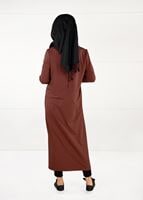 Hijab clothing BROWN BUTTONED SPORT TUNIC 26015