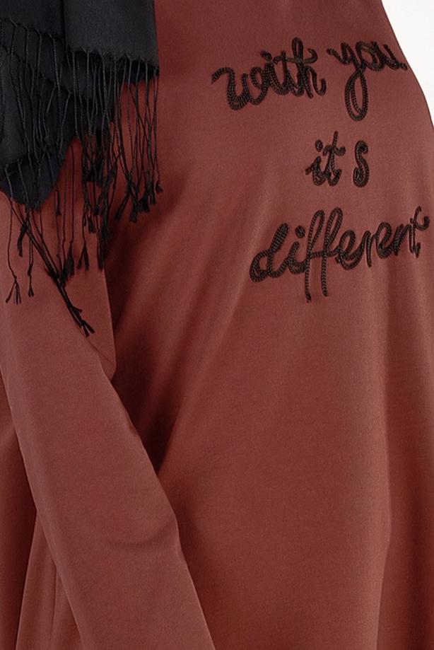 Vêtements hijab  BUTTONED SPORT TUNIC 26015 - TRENDTESETTÜR