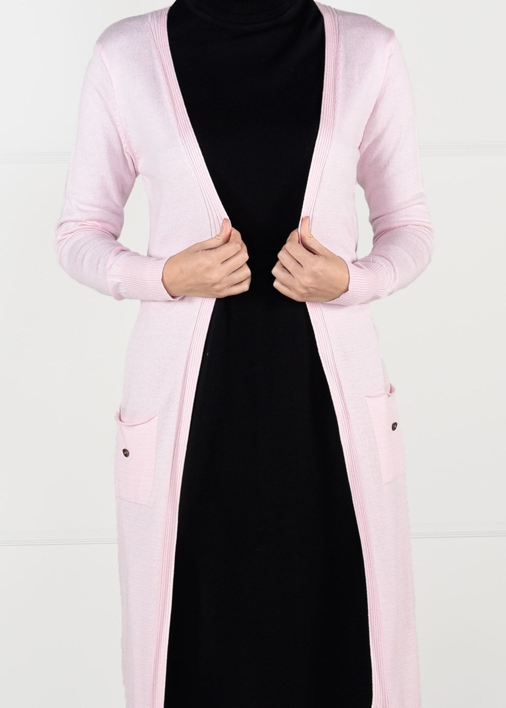 Vêtements hijab POUDRE VESTE EN TRICOT 37415 