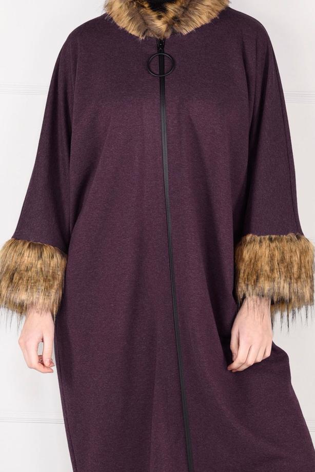 Tesettür giyim  YARASAKOL KABAN  40451 - TRENDTESETTÜR