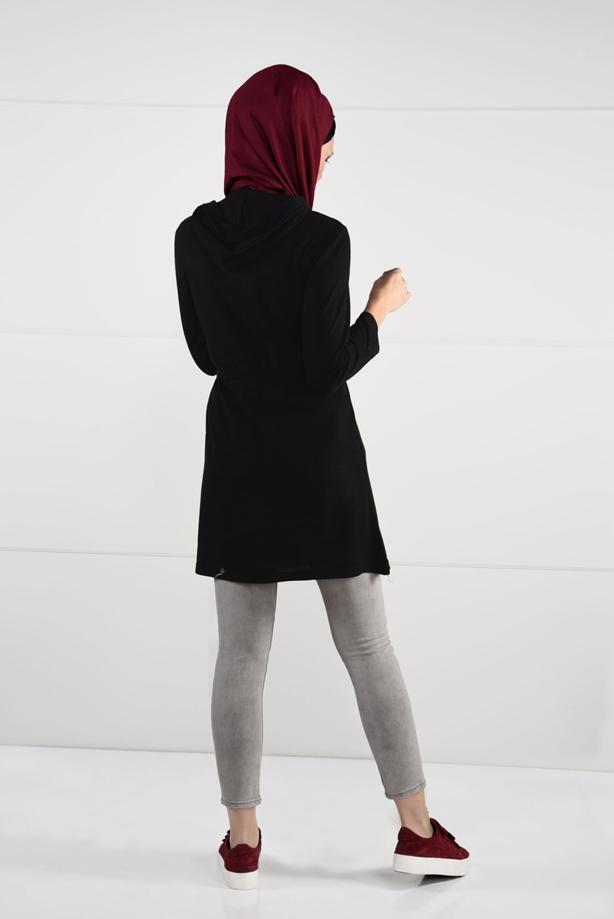 Hijab clothing  HOODED KNIT JACKET 101  - TRENDTESETTÜR