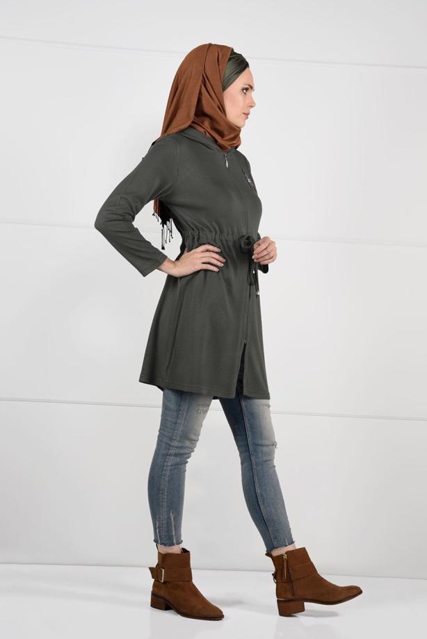 Hijab clothing  HOODED KNIT JACKET 101  - TRENDTESETTÜR