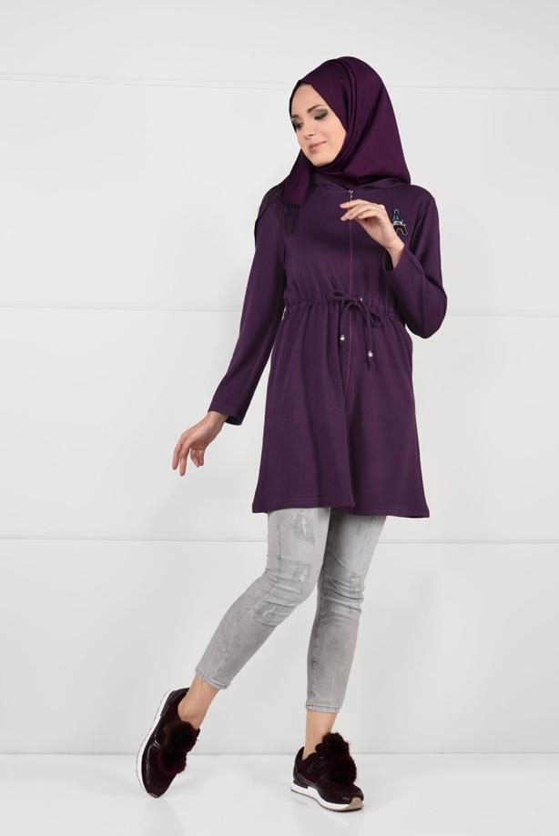 Hijab clothing  HOODED KNIT JACKET 101  - TRENDTESETTÜR