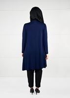 Tesettür giyim LACİVERT ŞERİT DETAYLI TUNİK 2626