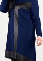 Tesettür giyim LACİVERT ŞERİT DETAYLI TUNİK 2626