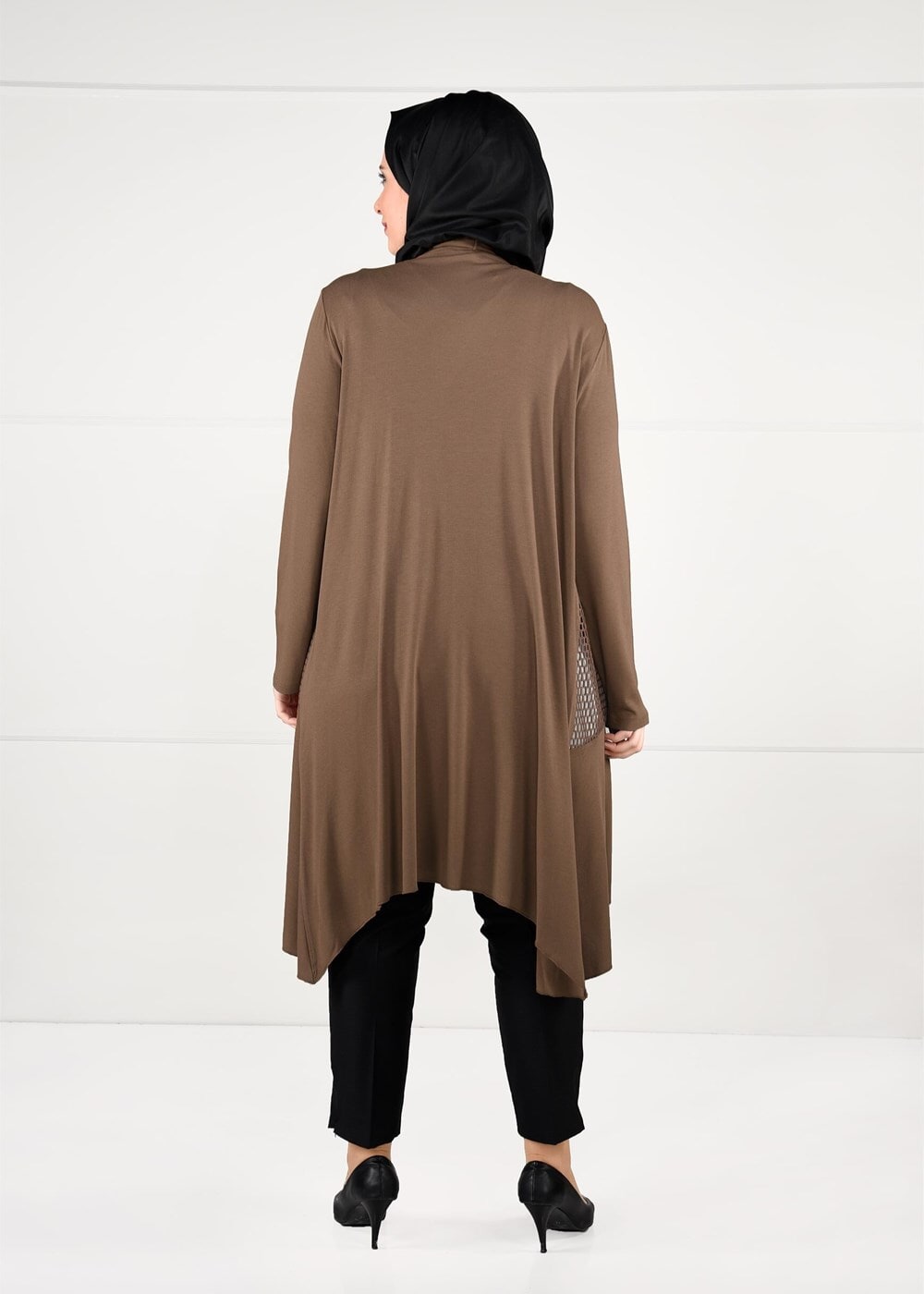 Vêtements hijab TABA VESTE TRICOT EN RÉSILLE 2629
