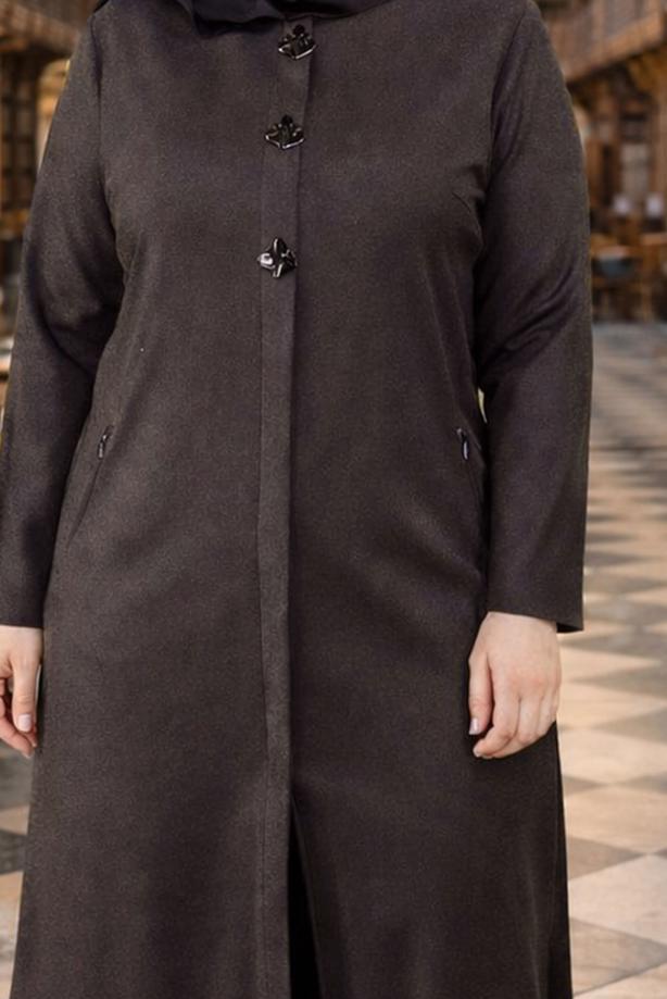 Vêtements hijab VISON TUNIQUE AVEC BROCHE 2650  - TRENDTESETTÜR