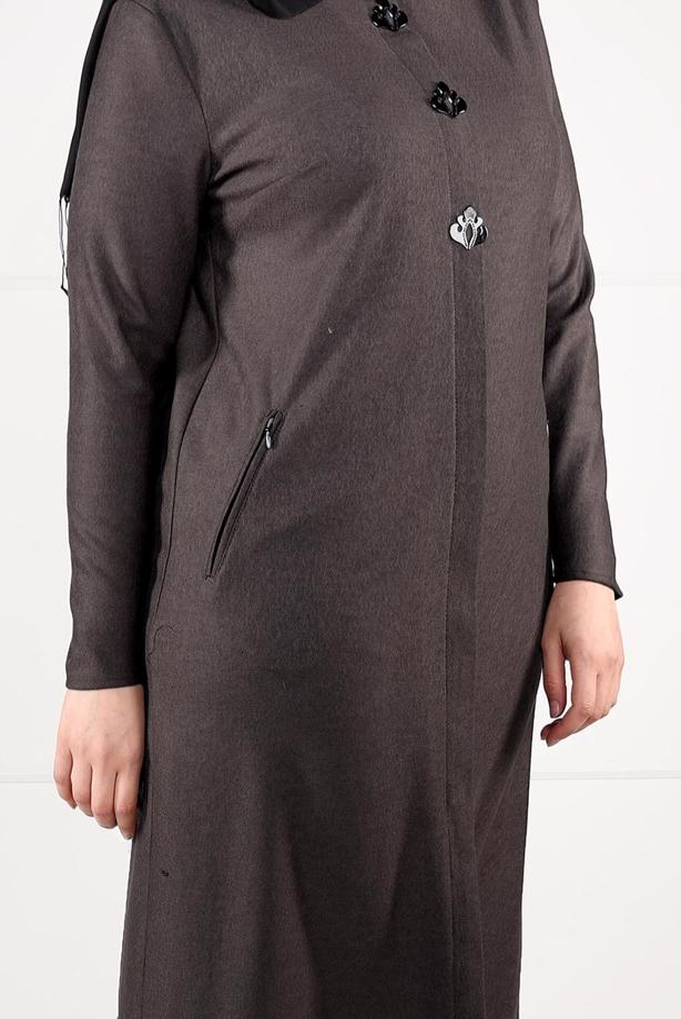 Vêtements hijab VISON TUNIQUE AVEC BROCHE 2650  - TRENDTESETTÜR