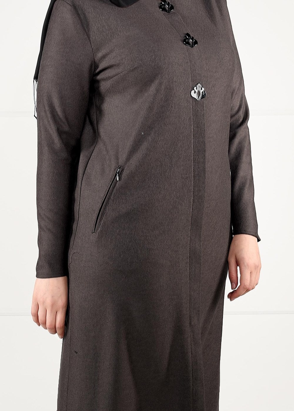 Vêtements hijab VISON TUNIQUE AVEC BROCHE 2650 