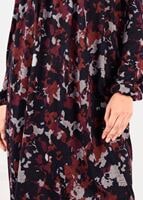 Tesettür giyim FUŞYA DESENLİ TUNİK 4865