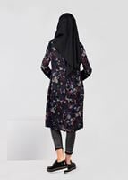 Tesettür giyim LACİVERT DESENLİ TUNİK 4865