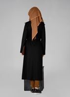 Tesettür giyim SİYAH DÜĞMELİ KRUVAZE CEKET 4876 