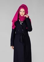 Tesettür giyim LACİVERT DÜĞMELİ KRUVAZE CEKET 4876 