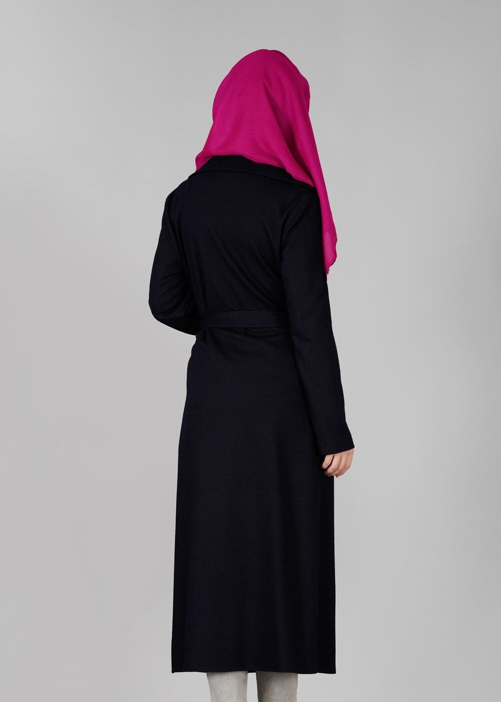 Tesettür giyim LACİVERT DÜĞMELİ KRUVAZE CEKET 4876 