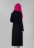 Tesettür giyim LACİVERT DÜĞMELİ KRUVAZE CEKET 4876 