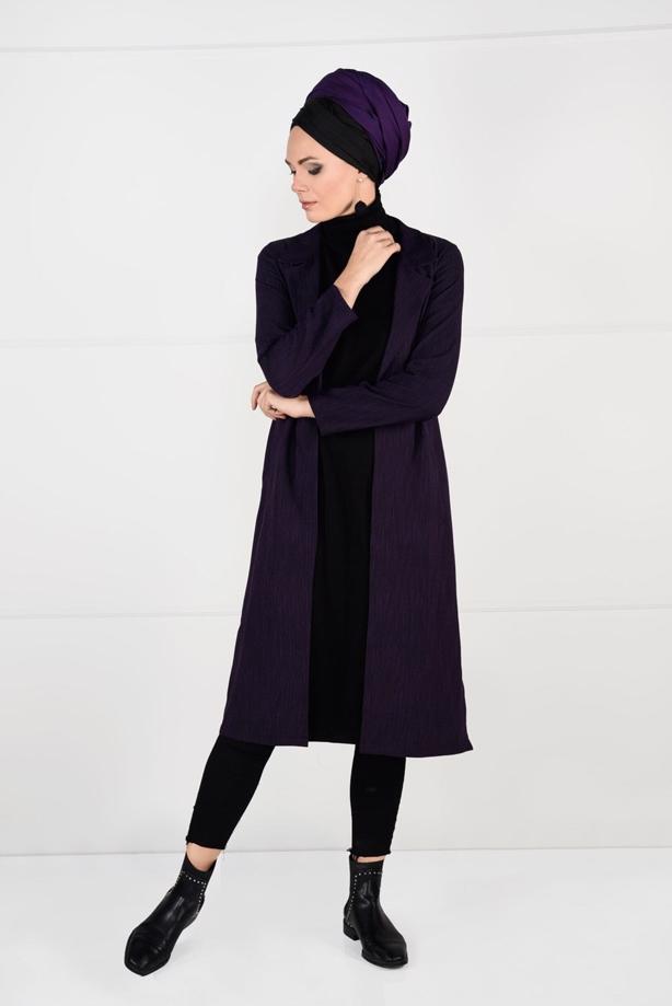 Vêtements hijab  BELTED JACKET 5825  - TRENDTESETTÜR