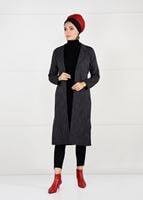 Hijab clothing GREY BELTED JACKET 5825 