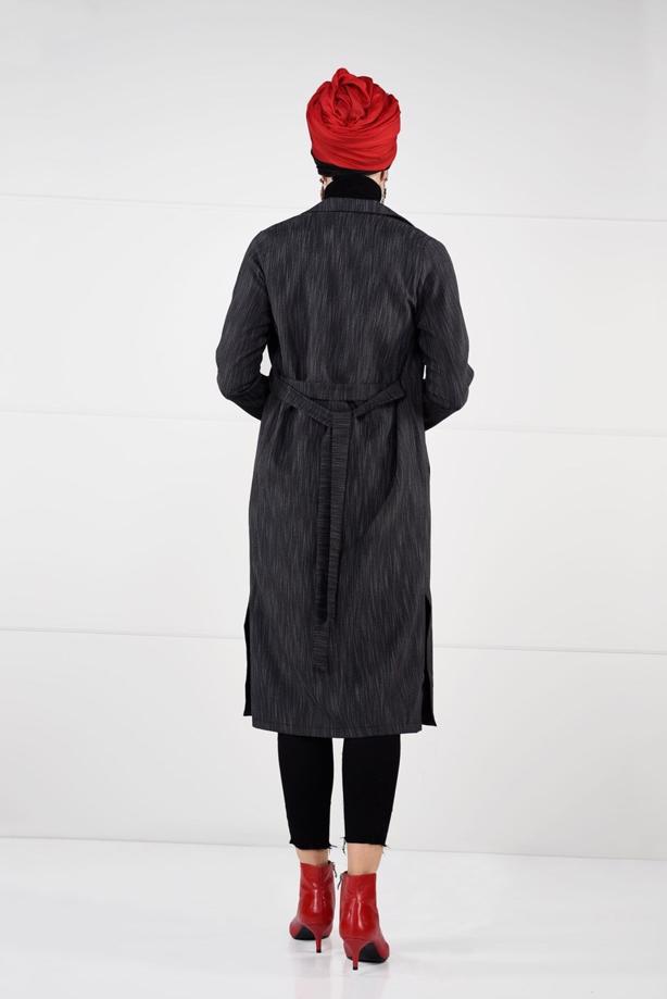 Vêtements hijab  BELTED JACKET 5825  - TRENDTESETTÜR