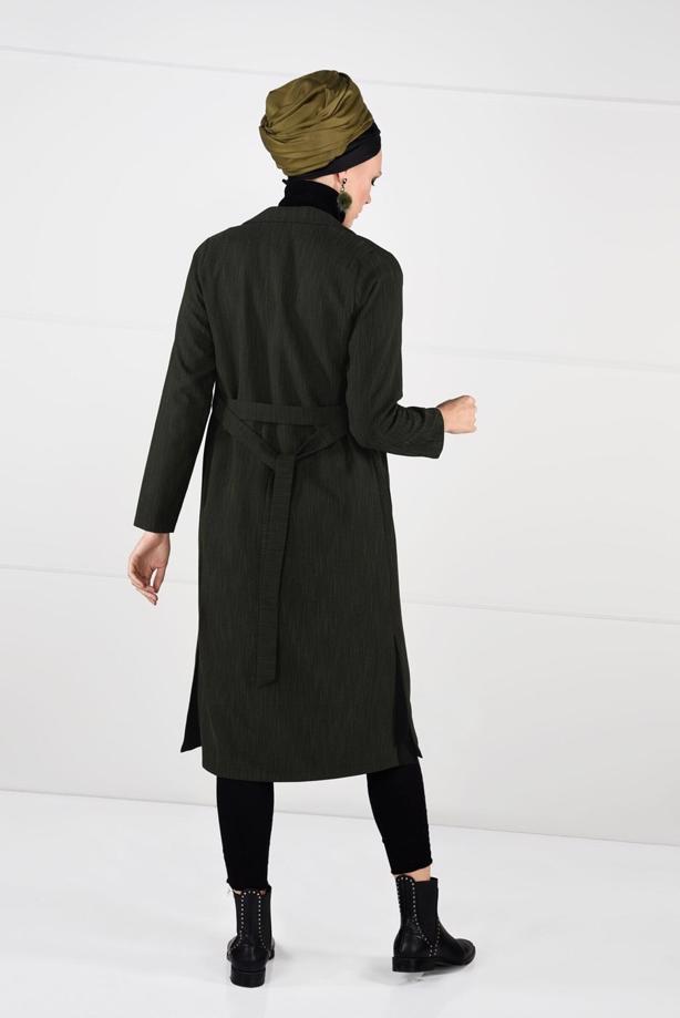 Vêtements hijab  BELTED JACKET 5825  - TRENDTESETTÜR