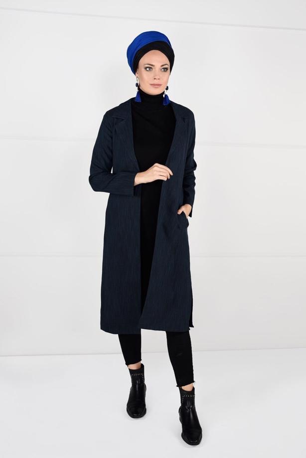 Vêtements hijab  BELTED JACKET 5825  - TRENDTESETTÜR