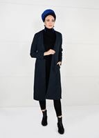 Hijab clothing GREEN BELTED JACKET 5825 