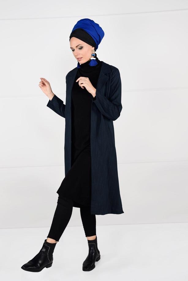Vêtements hijab  BELTED JACKET 5825  - TRENDTESETTÜR