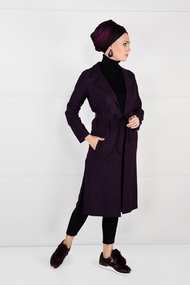 Vêtements hijab  BELTED JACKET 5825  - TRENDTESETTÜR