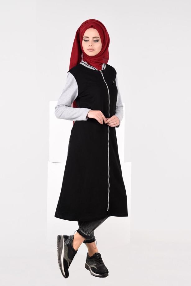 Vêtements hijab  ZIPPED SPORT TUNIC 6609 - TRENDTESETTÜR