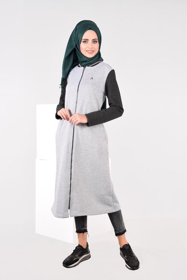 Vêtements hijab  ZIPPED SPORT TUNIC 6609 - TRENDTESETTÜR